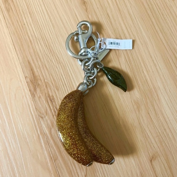 Coach Glitter Banana Bag Charm #CR433 - Picture 2 of 3